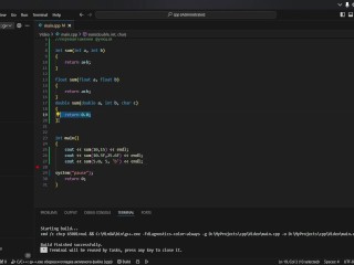 #19 Function overloading