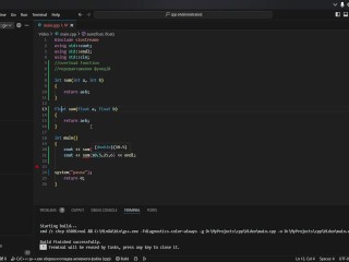 #19 Function overloading