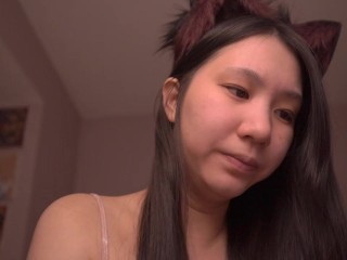 Cute Asian Kitty Cosplay ASMR - Psalm 37-44