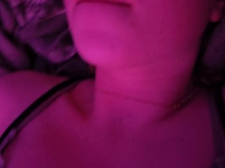 Cute 18 Year Old Brunette Gets Fingered Hard in Her Bedroom - Loud Moans and Wet Pussy Sounds