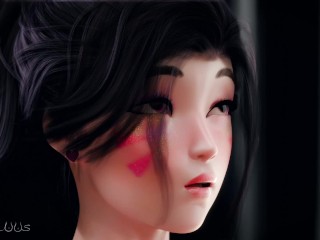 Overwatch Dva Got Photoshoot of Ad... But Threesome Special | 3d Hentai Cartoon