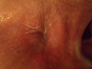 Though the anus is the favorite I wanted to show my other orifice being filled with engorged dick