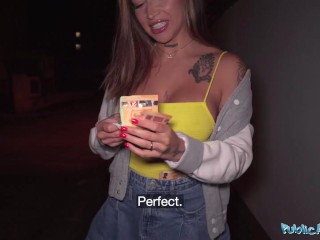 Public Agent Thick big ass Latina slides it on a big dick