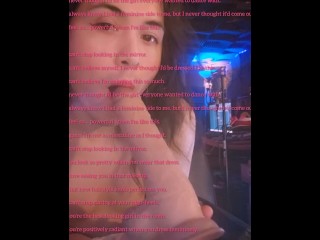 Flowery Feminization Blowjob Training and Saucy Shaking