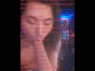 Flowery Feminization Blowjob Training and Saucy Shaking