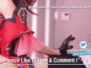 【Honkai StarRail】🏮Sparkle cosplayer Handjob Cowgirl sex, hentai japanese shemale cosplay 6