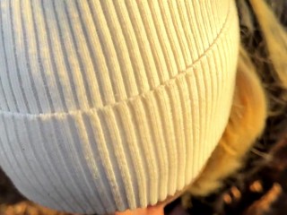 Excited Hottie Deeply Sucks Guy's Dick - Close-up Female First Person Home Movie