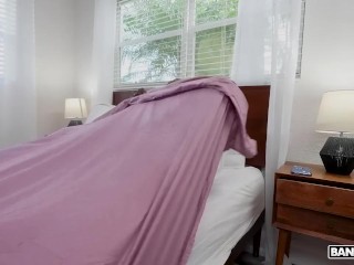 BANGBROS - Renee Rose Needs Some Comfort From Her Stepfather So She Lays In Bed With Him