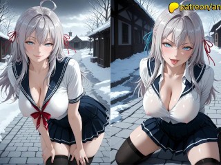 Alisa Mikhailovna Kujou: School Secrets Unleashed in a Hardcore Orgy