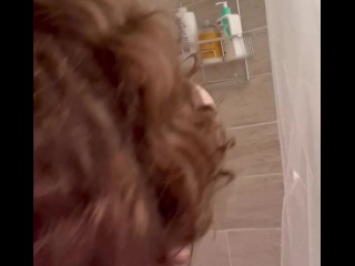  MTF tgirl sudsy shower jacking