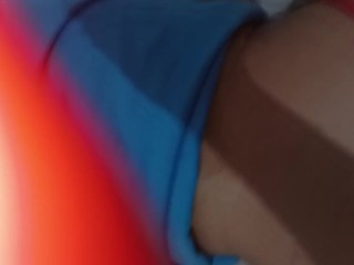 POV she ejaculates multiple times having her ass destroyed with a hard cock