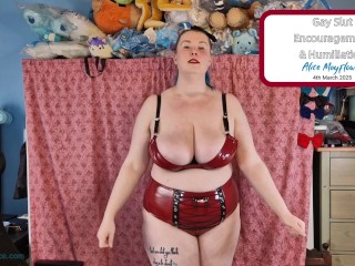 *** TRAILER ONLY *** Gay Slut Encouragement & Humiliation - Solo Girl