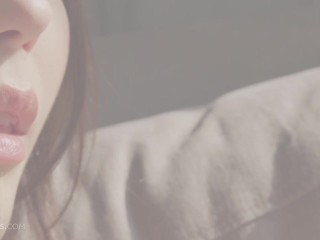 ULTRAFILMS Hot girl with bit tits Mila Azul fingering her pussy