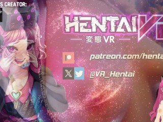 Mai Shiranui with vibrating dildo with her tits out (HentaiVR animation) - Jazziuu