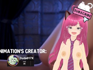 One Punchman gives his cock and cum to Tatsumaki getting pregnant (Dude017x animation) - Jazziuu