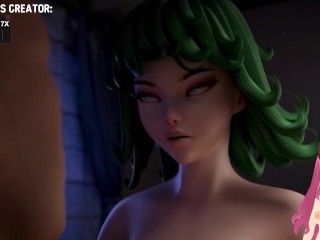 One Punchman gives his cock and cum to Tatsumaki getting pregnant (Dude017x animation) - Jazziuu