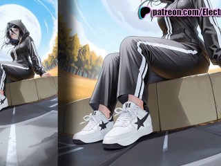 Rukia from Bleach roughly fucked until orgasm