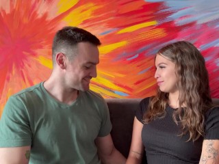 Cute Latina Girl Next Door Invites White Guy Into Her Apartment