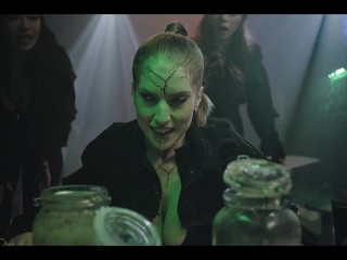 Femdom Reverse Gangbang - Lesbians Possessed by Horny Demons Fucks Black Guy Multiple Creampies