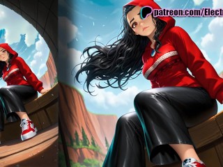 Moana fucked roughly and filled deeply with cum