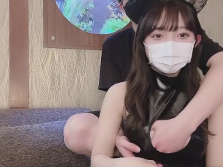 発育が良すぎるＪ〇おっぱいをガチ個人撮影で堪能♡素人カップル/美女/スタイル抜群/パイパン/スマホ撮影/リアル/主観映像/ハメ撮り
