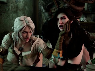 Yennefer Anal - The Witcher Reverse Gangbang - Hentai Cartoon