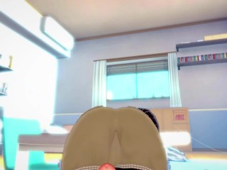 POV Hentai Footjob from Yuffie Kisaragi from Final Fantasy