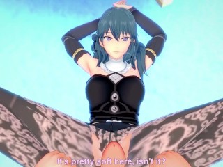 POV Hentai Footjob from Byleth from Fire Emblem