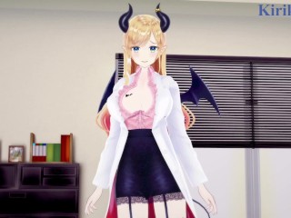 Yuzuki Choco plays hard with my penis in the bedroom. - Hololive VTuber Hentai