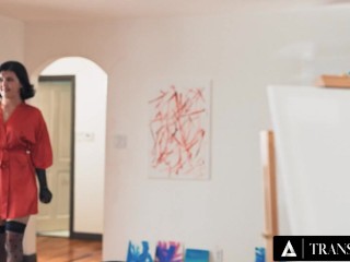 TRANSFIXED - Siri Dahl Gets Seduced By Sexy Trans Muse Daisy Taylor - PORTUGUESE SUBTITLES