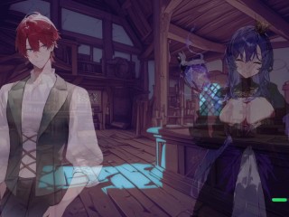 【#01 女冒険者の集うエッチな宿(体験版)実況】泊まりに来た爆乳女魔法使いにパイズリ胸射させてもらう。(ファンタジーSLGエロゲ―)