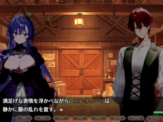 【#01 女冒険者の集うエッチな宿(体験版)実況】泊まりに来た爆乳女魔法使いにパイズリ胸射させてもらう。(ファンタジーSLGエロゲ―)