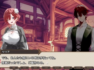 【#01 女冒険者の集うエッチな宿(体験版)実況】泊まりに来た爆乳女魔法使いにパイズリ胸射させてもらう。(ファンタジーSLGエロゲ―)