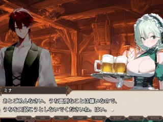 【#01 女冒険者の集うエッチな宿(体験版)実況】泊まりに来た爆乳女魔法使いにパイズリ胸射させてもらう。(ファンタジーSLGエロゲ―)