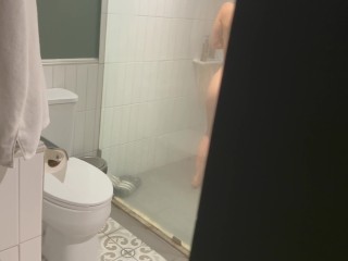 Sharing Hotel Room with Hot Stepsister!!