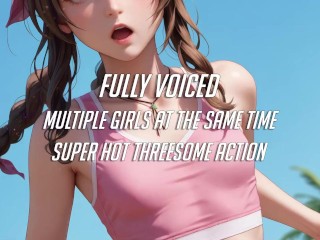 Tifa, Aerith & Yuffie's: Cock Training Summer Camp - Trailer