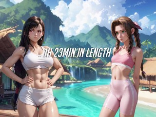 Tifa, Aerith & Yuffie's: Cock Training Summer Camp - Trailer