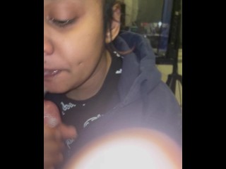 I spit on his dick , got high and did it again