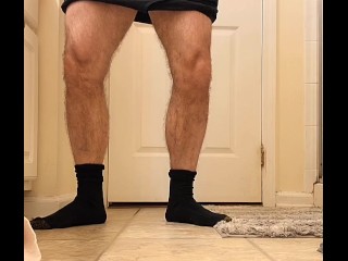 HAIRY MUSCLE STUD FLEXING AND CUMSHOT COMPILATION