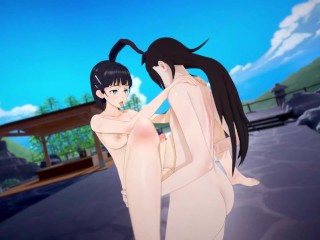 SAO Femboy Kirito with Futa Suguha