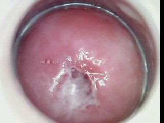 Impregnated by Blue Alien now when I cum blue semen drips from my cervix!