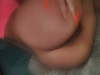 Sexwife spanks her ass, craving cock