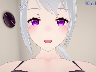 Higuchi Kaede and I have intense sex in the bedroom. - Nijisanji VTuber POV Hentai