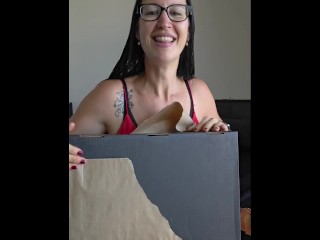 Call me the Dildo Queen in red hot lingerie