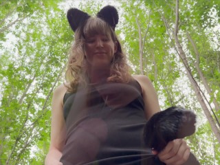 Real Life Hentai - Fucking A Catgirl After Helping Her Out of a Tree She Got Stuck In