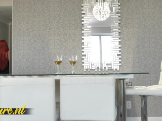 Sexy Redhead MILF With Incredible Huge Tits Gets Smashed On First Date