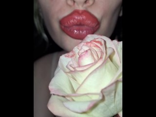 I'll lick your dick, it looks like a rose