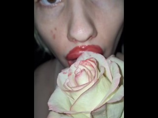 I'll lick your dick, it looks like a rose