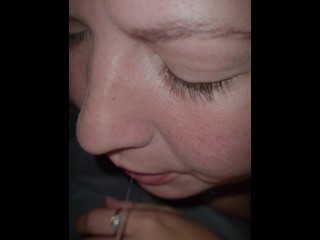 Sneaky Sloppy POV Blowjob Under the Covers | British OnlyFans @Bambi_Boo3838