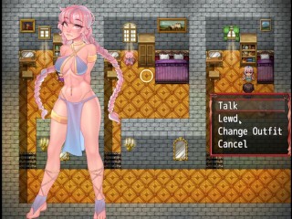 HAREM In Another World [ HENTAI Game ] Ep.33 FEET TICKLING FOOTJOB after dance workout !